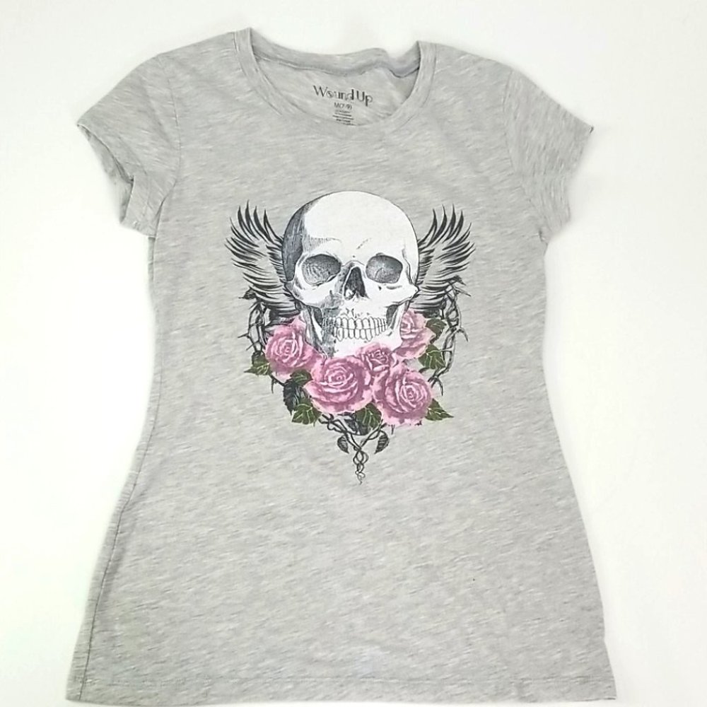 Skull with Roses T-Shirt